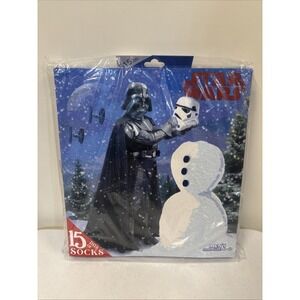 Men's Star Wars 15 Days of Socks Advent Calendar - Assorted Colors 6-12
